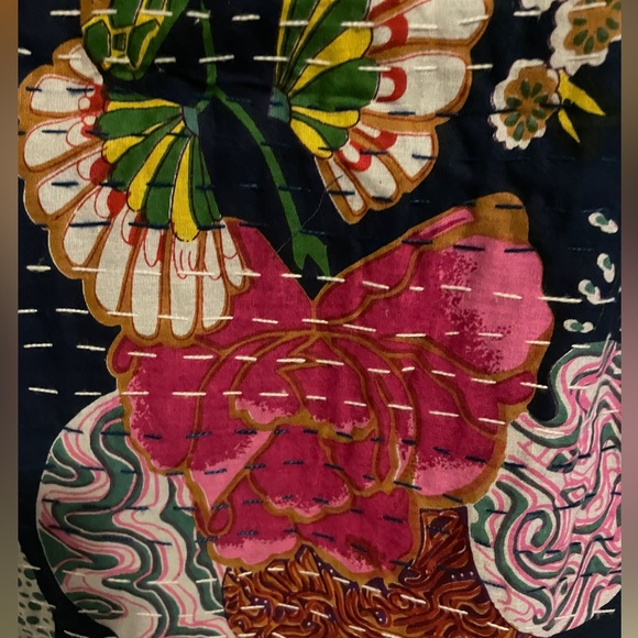 Chic Decorative Cover Bohemian Hippie Case Fruit Handmade Cushion Kantha… - Picture 2 of 5